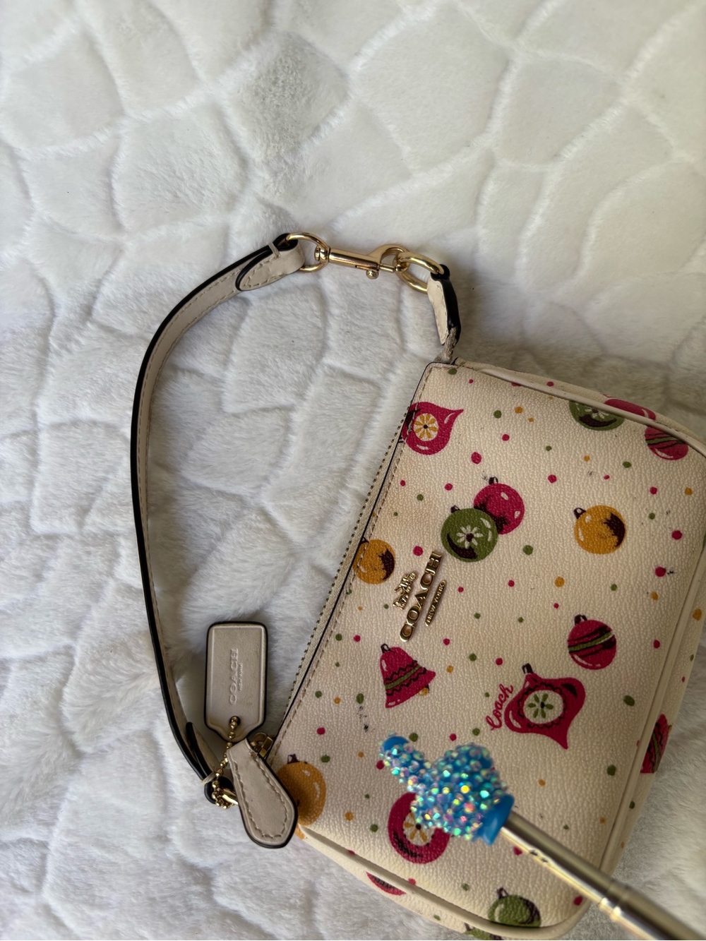Coach Ornament Print Mini Bag - Picture 7 of 11